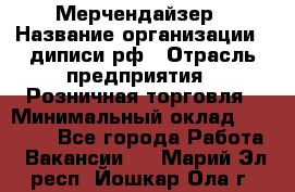 Мерчендайзер › Название организации ­ диписи.рф › Отрасль предприятия ­ Розничная торговля › Минимальный оклад ­ 25 000 - Все города Работа » Вакансии   . Марий Эл респ.,Йошкар-Ола г.